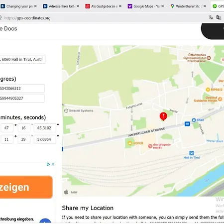 Erster Stock Nord Appartement Hall in Tirol